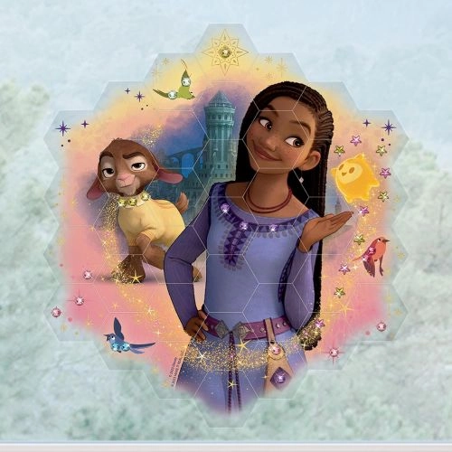 Disney Wish Window Clings 41-Piece Art Mosaic Set