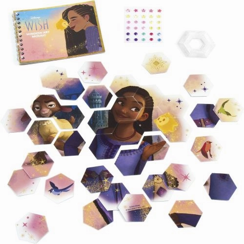 Disney Wish Window Clings 41-Piece Art Mosaic Set