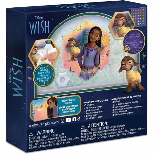 Disney Wish Window Clings 41-Piece Art Mosaic Set