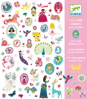 Djeco 1000 Stickers For Girls