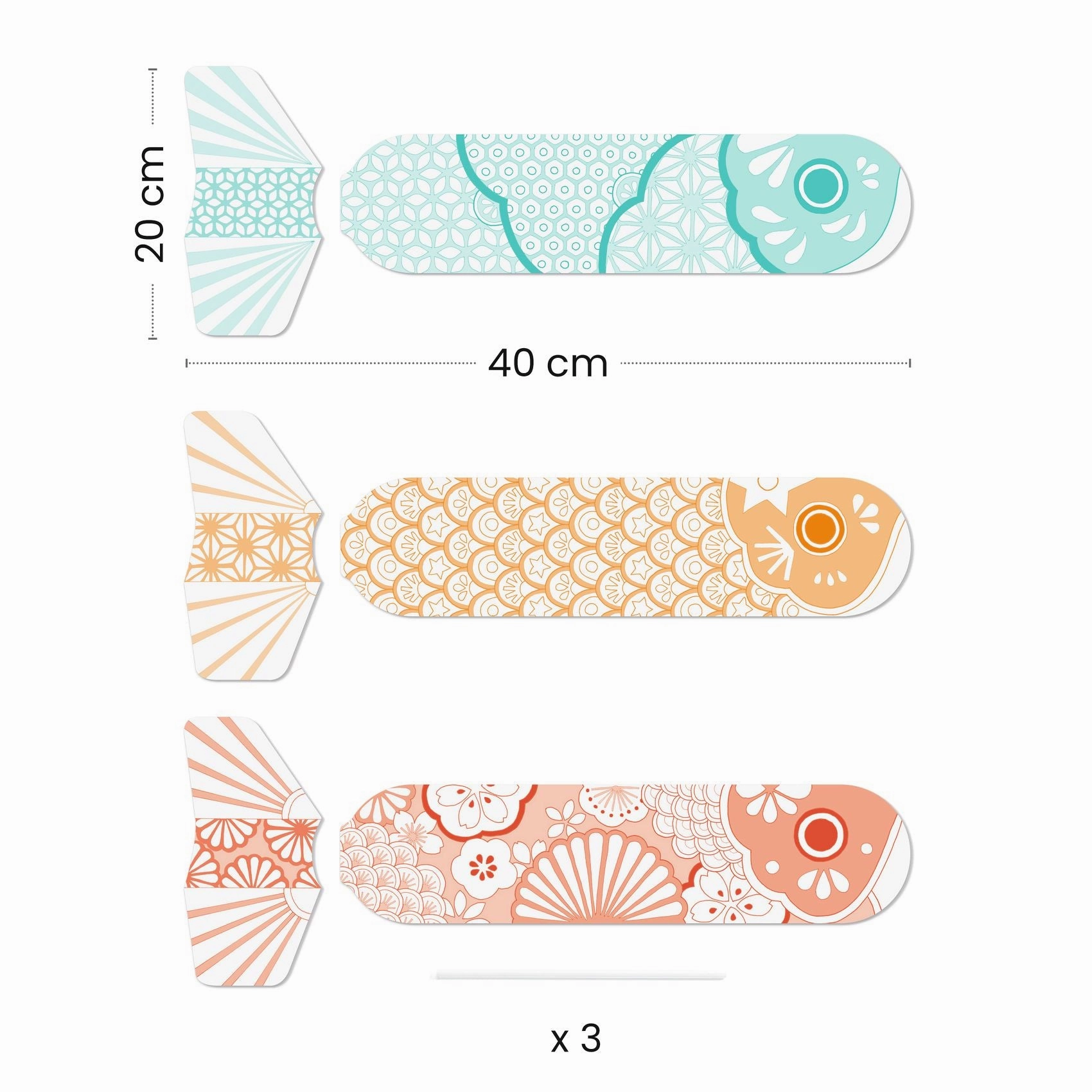 Djeco Do it Yourself Colour in 3 Inflatable Flying Fish for Age 4 & Up