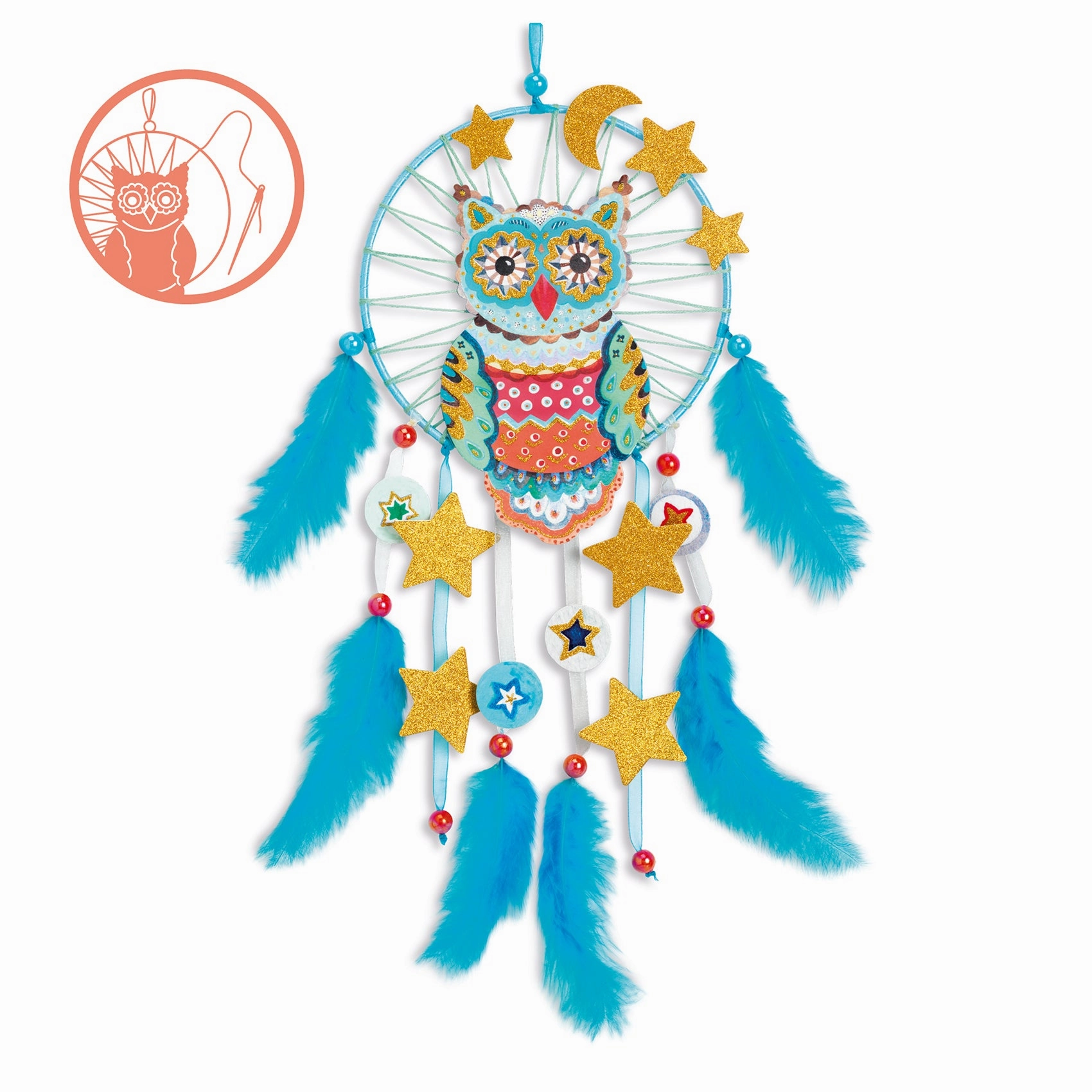 Djeco Do it Yourself Create a Golden Owl Dreamcatcher for Ages 7 & Up