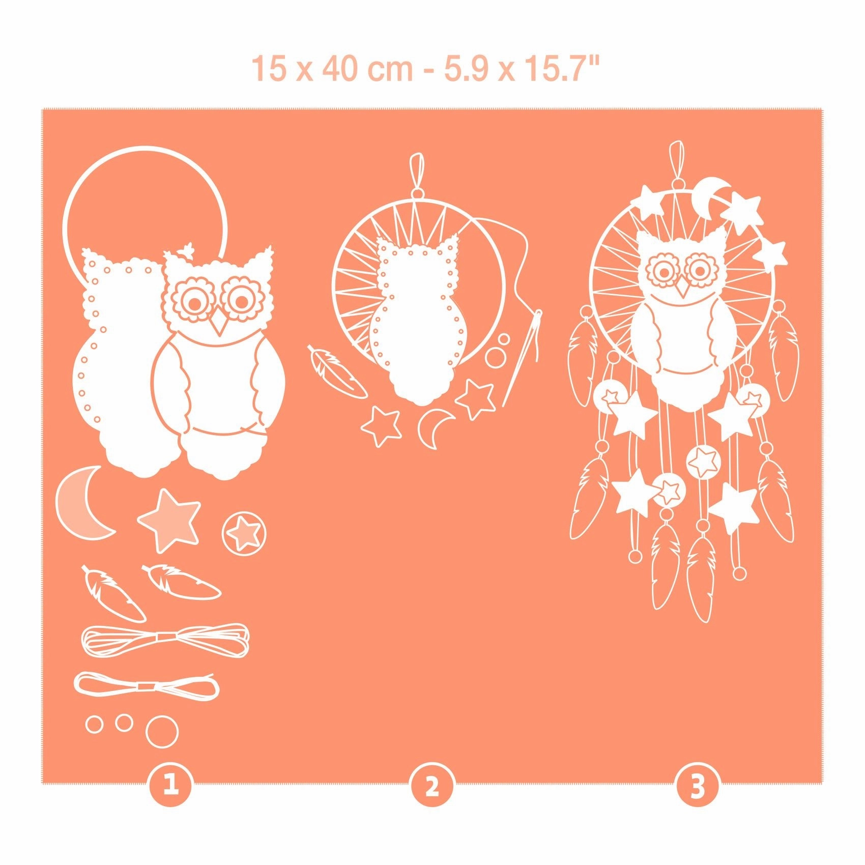 Djeco Do it Yourself Create a Golden Owl Dreamcatcher for Ages 7 & Up