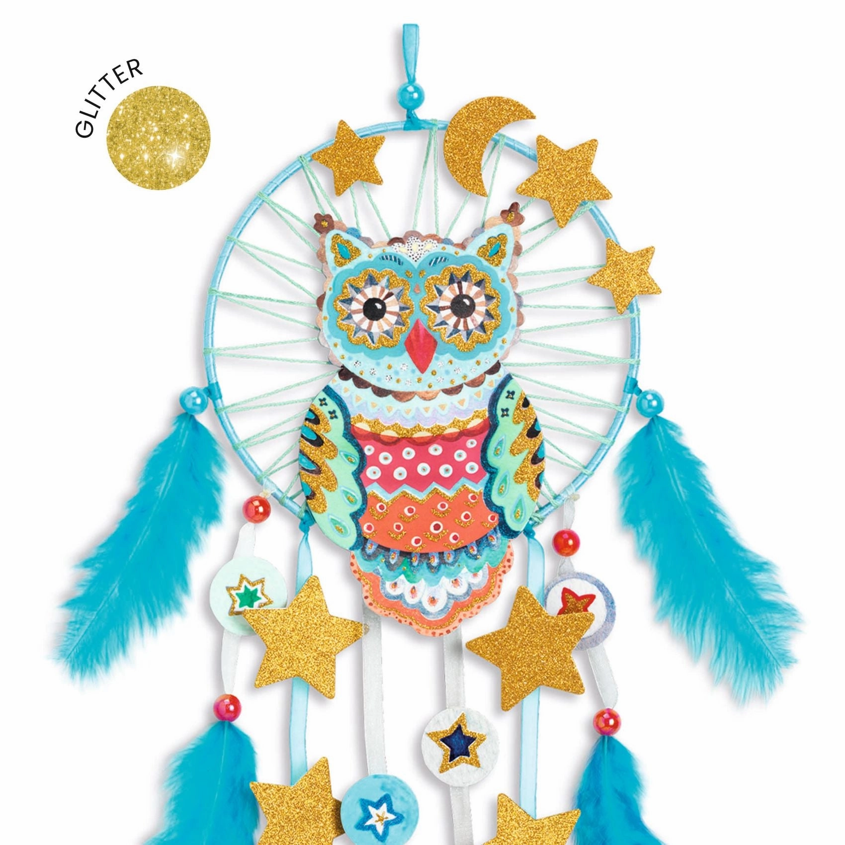 Djeco Do it Yourself Create a Golden Owl Dreamcatcher for Ages 7 & Up