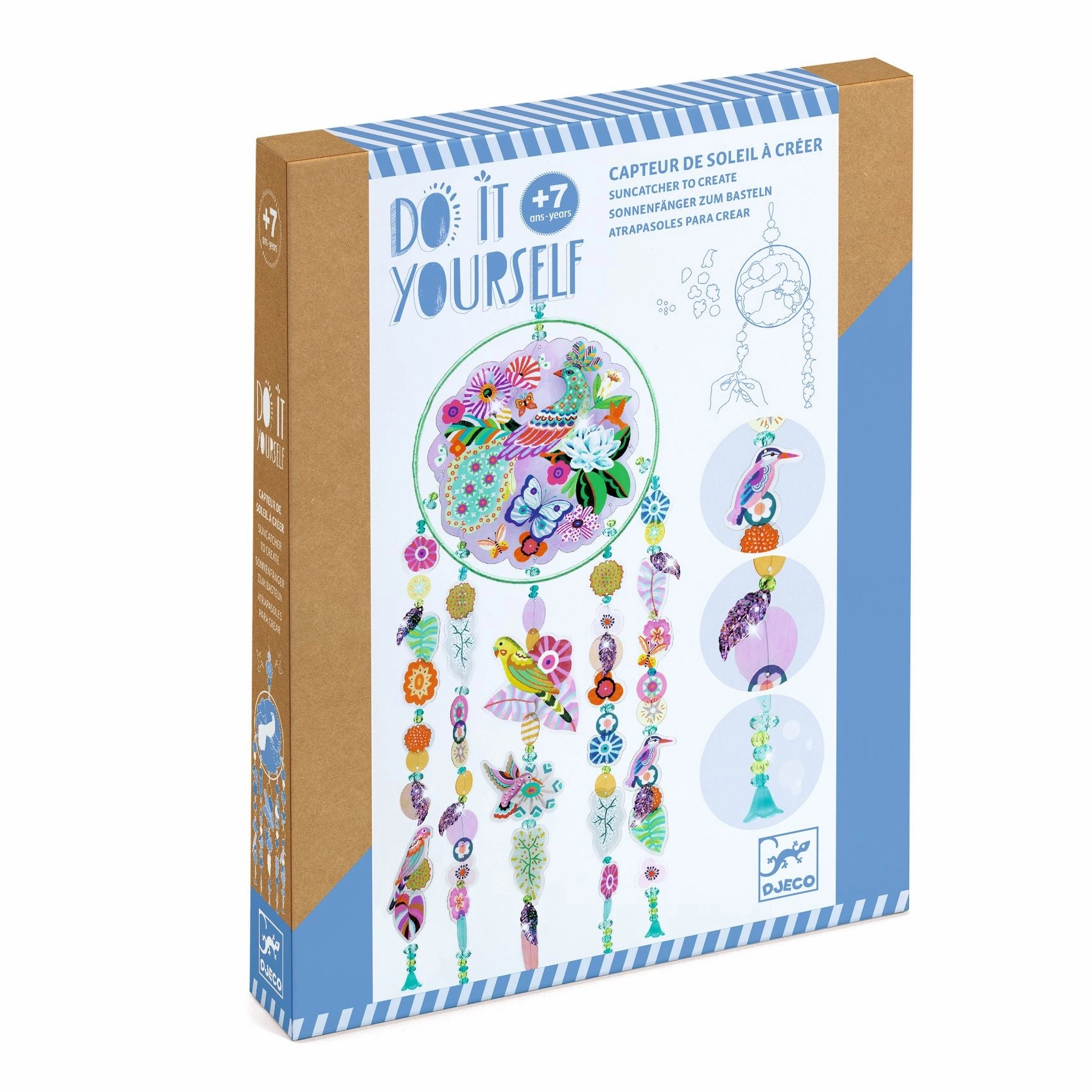 Djeco Do it Yourself Create a Paradise Bird Suncatcher for Ages 7 & Up