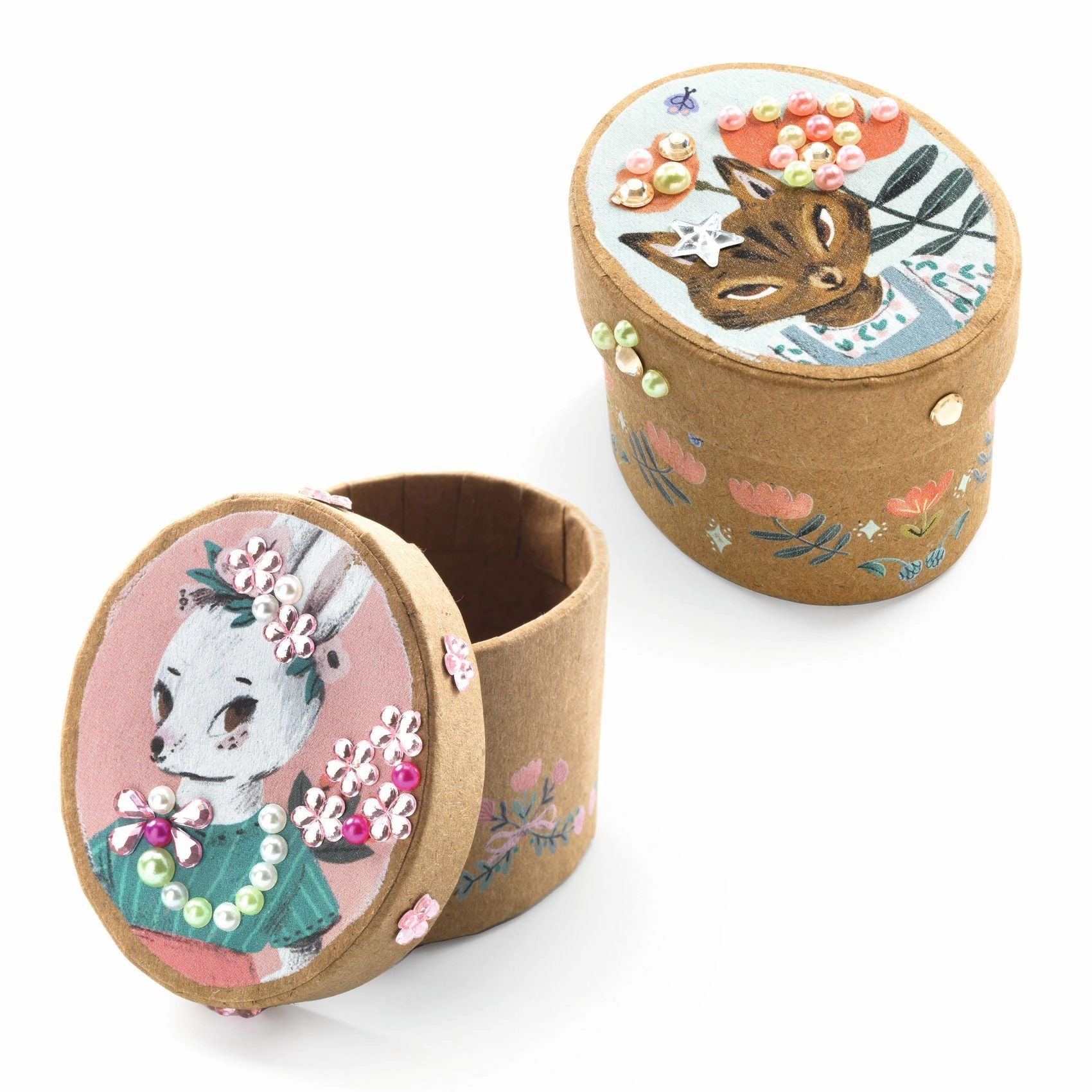 Djeco Do it Yourself Decorate 5 Mini Boxes Craft Kit for Ages 6 and Up