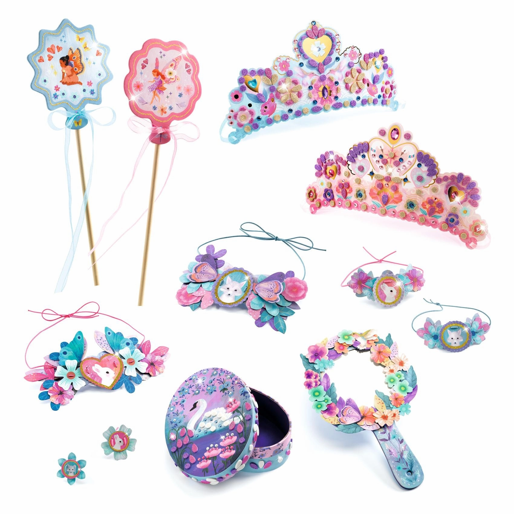 Djeco Do it Yourself Fairy Themed Multi Activity Kit for Ages 5 and Up