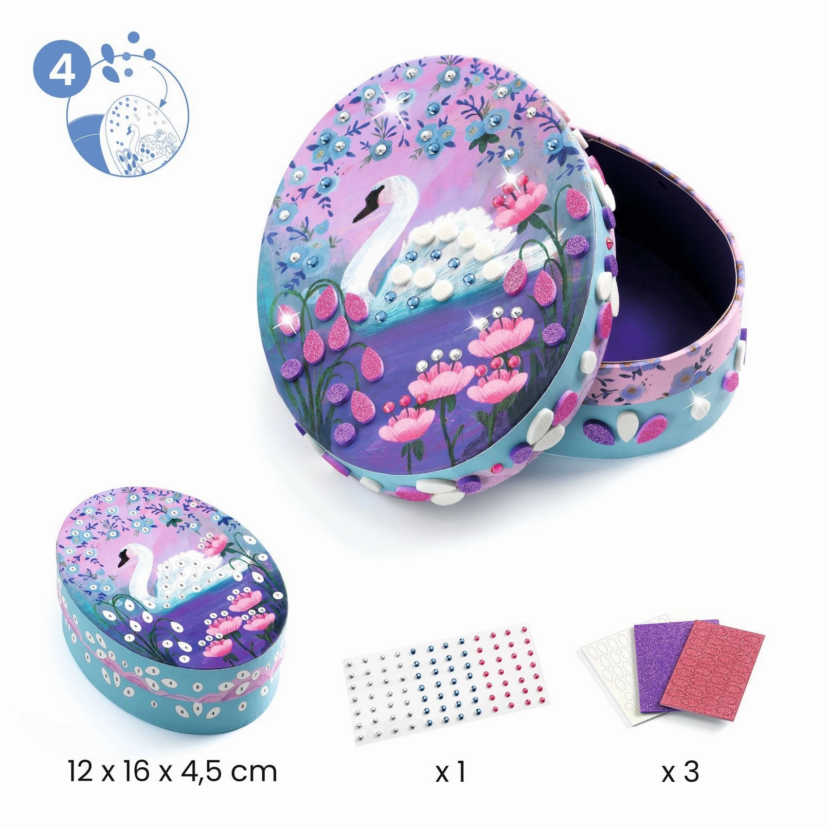 Djeco Do it Yourself Fairy Themed Multi Activity Kit for Ages 5 and Up