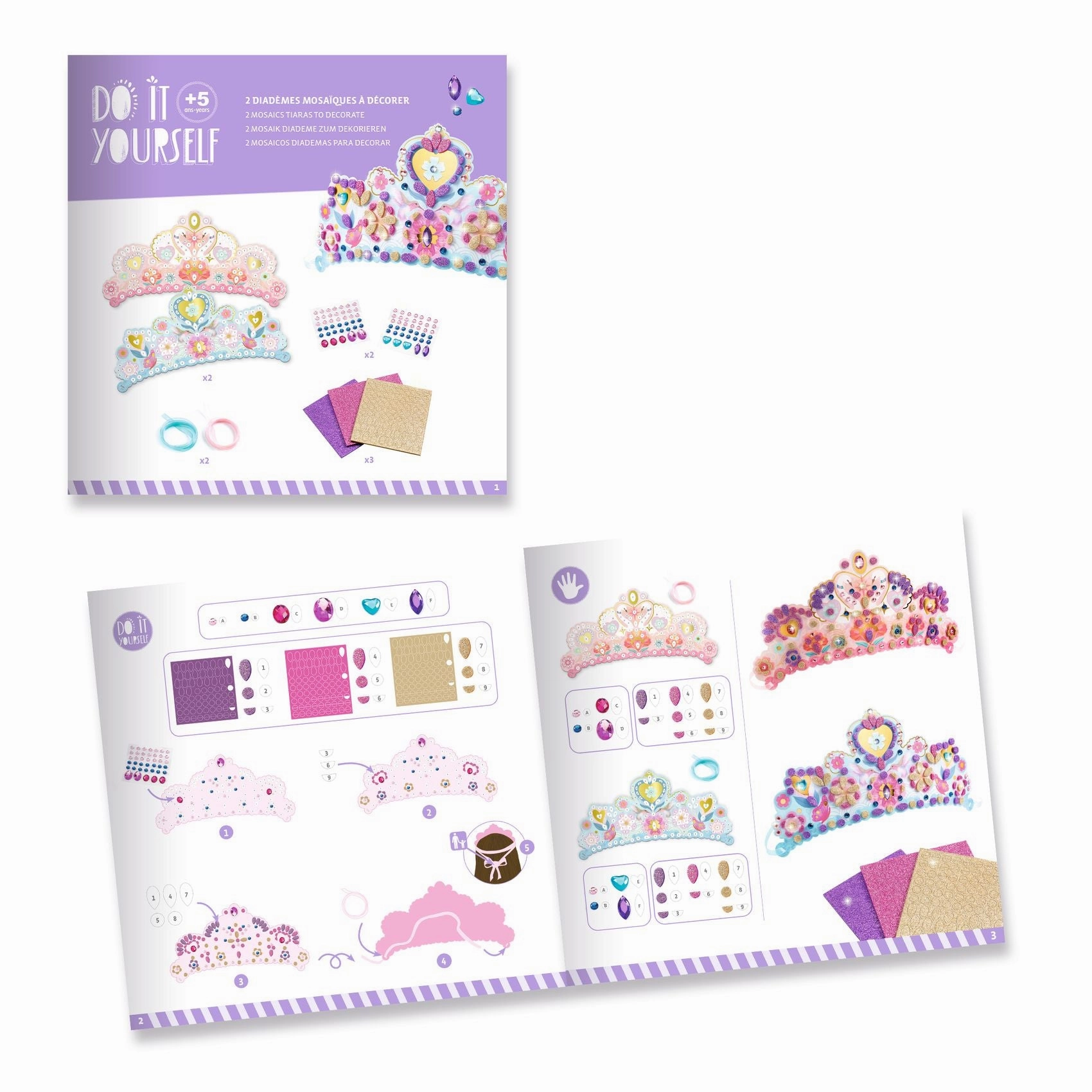 Djeco Do it Yourself Fairy Themed Multi Activity Kit for Ages 5 and Up