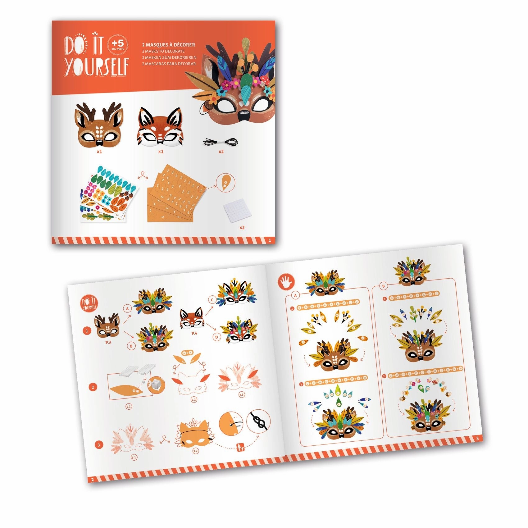 Djeco Do it Yourself Nature Themed Multi Activity Kit for Ages 5 & Up