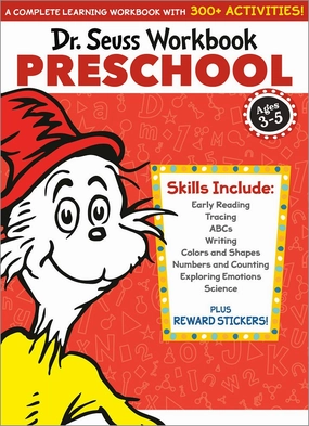 Dr. Seuss Preschool Learning Workbook - Fun with Letters, Numbers & More