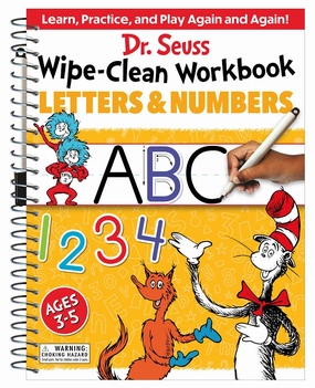 Dr. Seuss Wipe-Clean Workbook - Learn Letters & Numbers - Spiral
