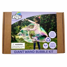 Dr Zigs Giant Bubble Kit - Eco-Friendly Outdoor Play Set for Kids, Ages 3 