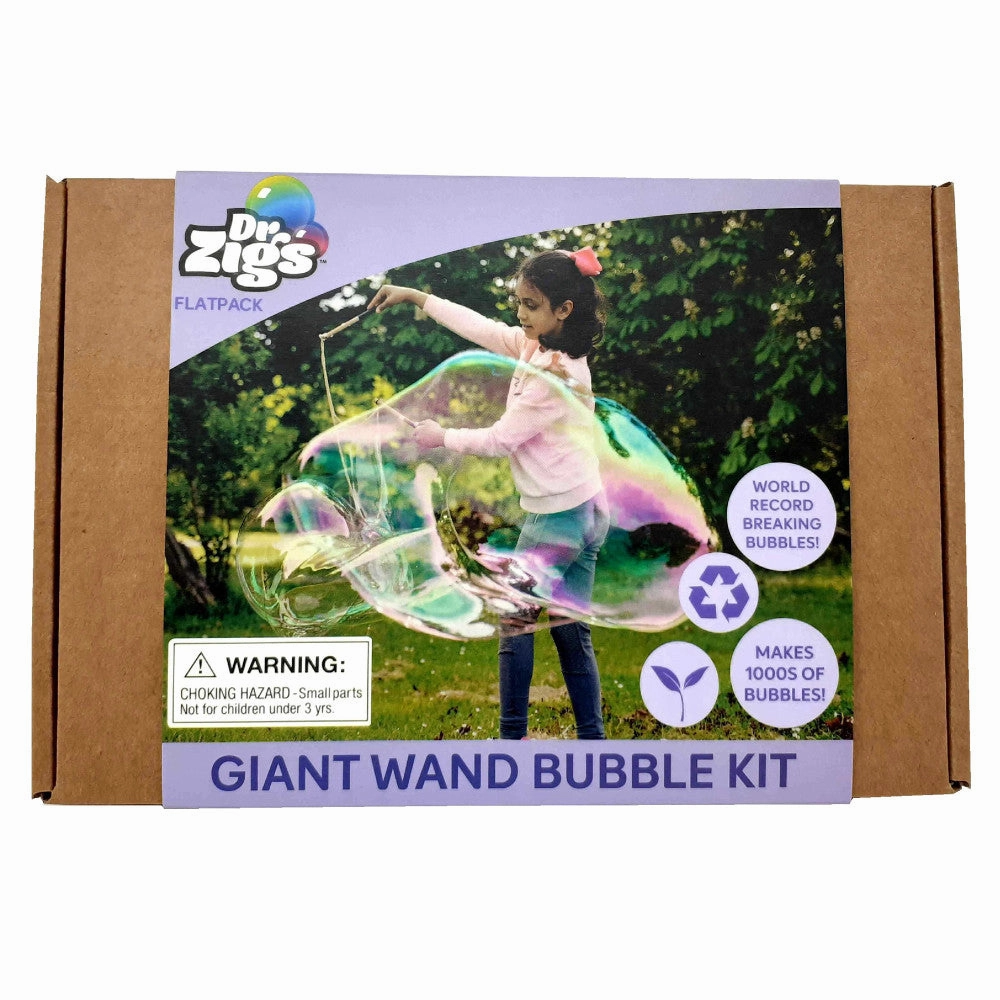 Dr Zigs Giant Bubble Kit - Eco-Friendly Outdoor Play Set for Kids, Ages 3 