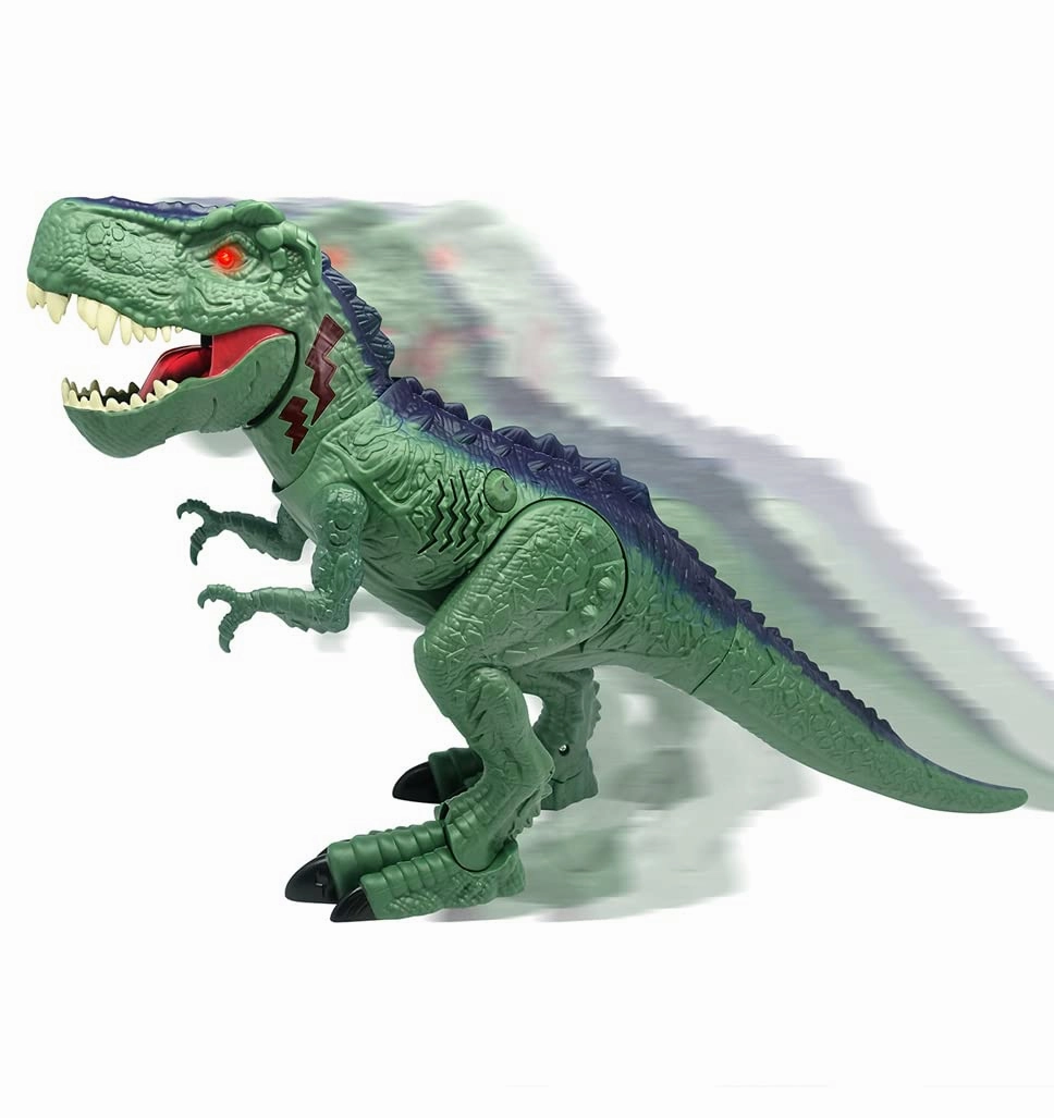 Dragon-I Mighty Megasaur T-Rex with Chomping and Walking Sound For Kids Ages 3 , Green