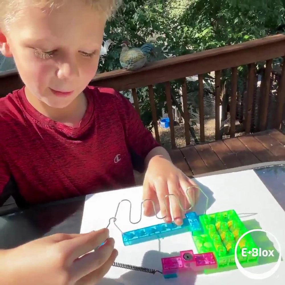 E-Blox Circuit Blox Buzzwire Challenge - Interactive STEM Wire Maze Kit for Kids Age 8 