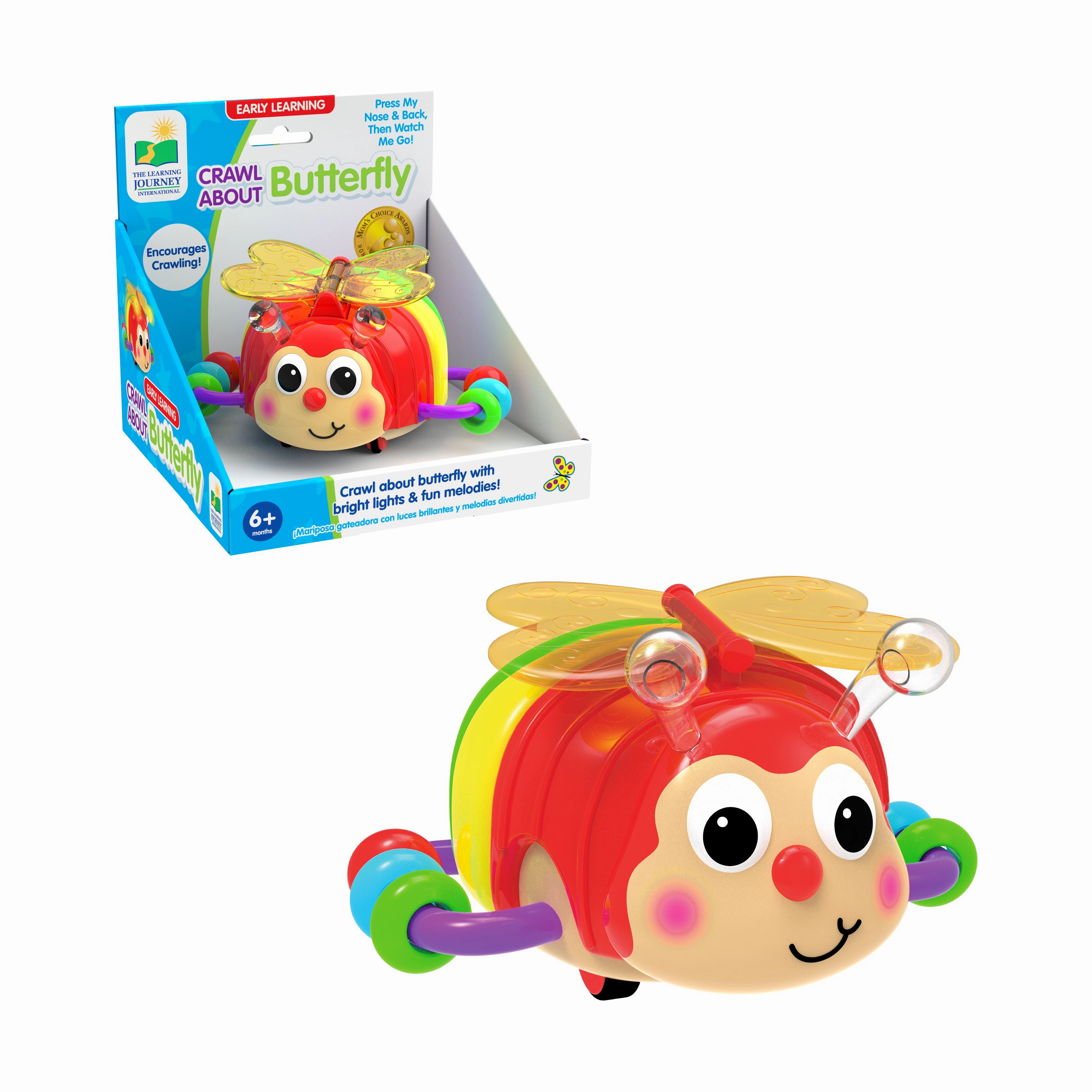 Early Learning Crawl-About Butterfly  Interactive Infant Toy