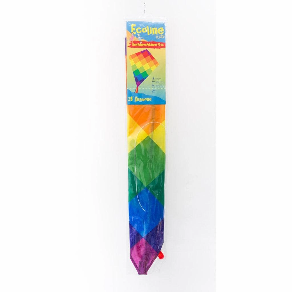 EcoLine Eddy Rainbow Patchwork 70cm Kite