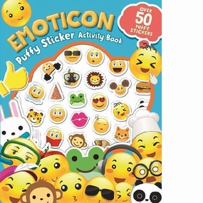 Emoticon Puffy Sticker Activity Book