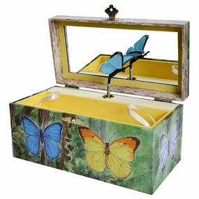 Enchantmints Butterfly Musical Jewelry Box for Girls