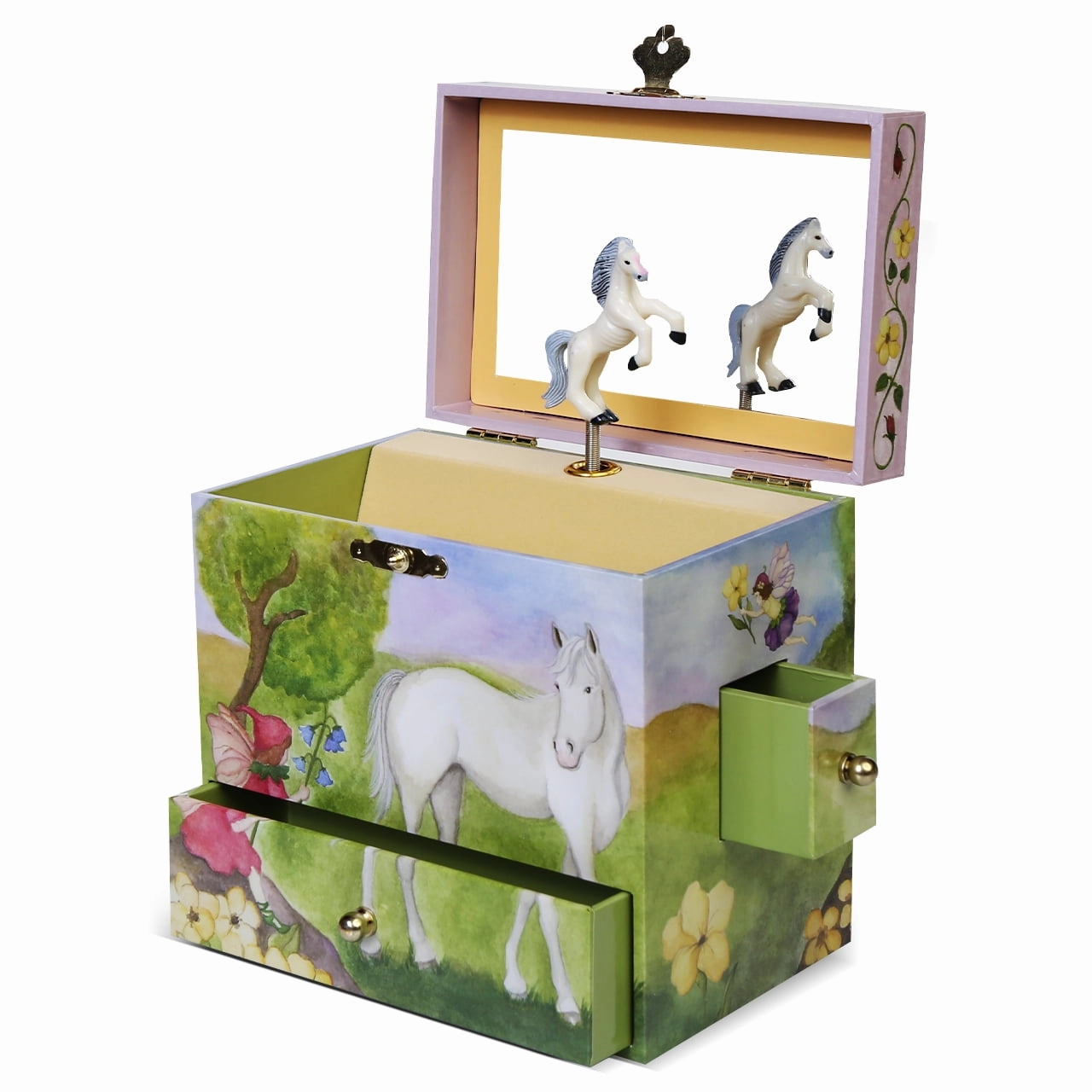 Enchantmints Horse Fairy Musical Jewelry Box for Girls