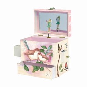 Enchantmints Sweet Fairy Wren Musical Jewelry Box for Girls Age 3 