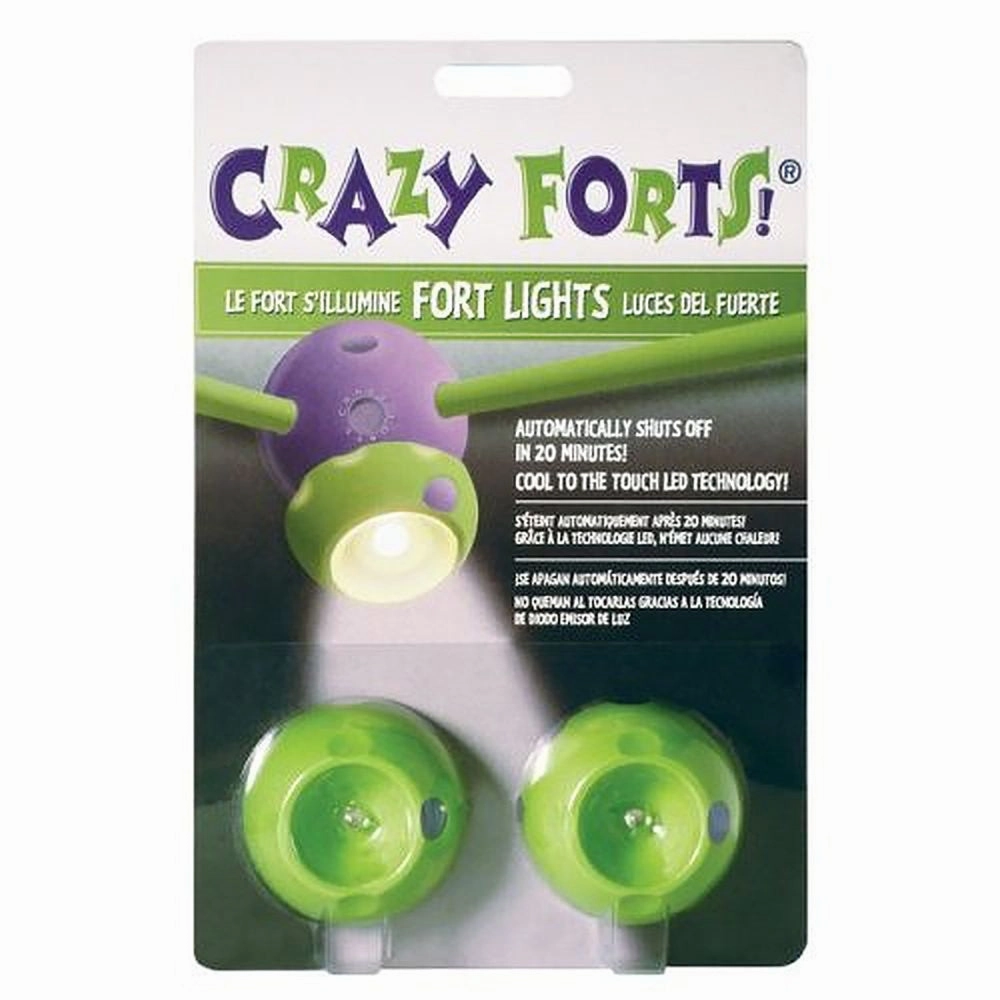 Everest Toys Crazy Forts! 2 LED Lights - Enchanted Green Glow