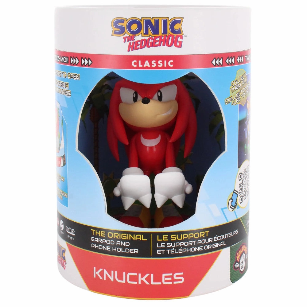 Exquisite Gaming: Holdems: SEGA - Knuckles - Earbud & Phone Holder