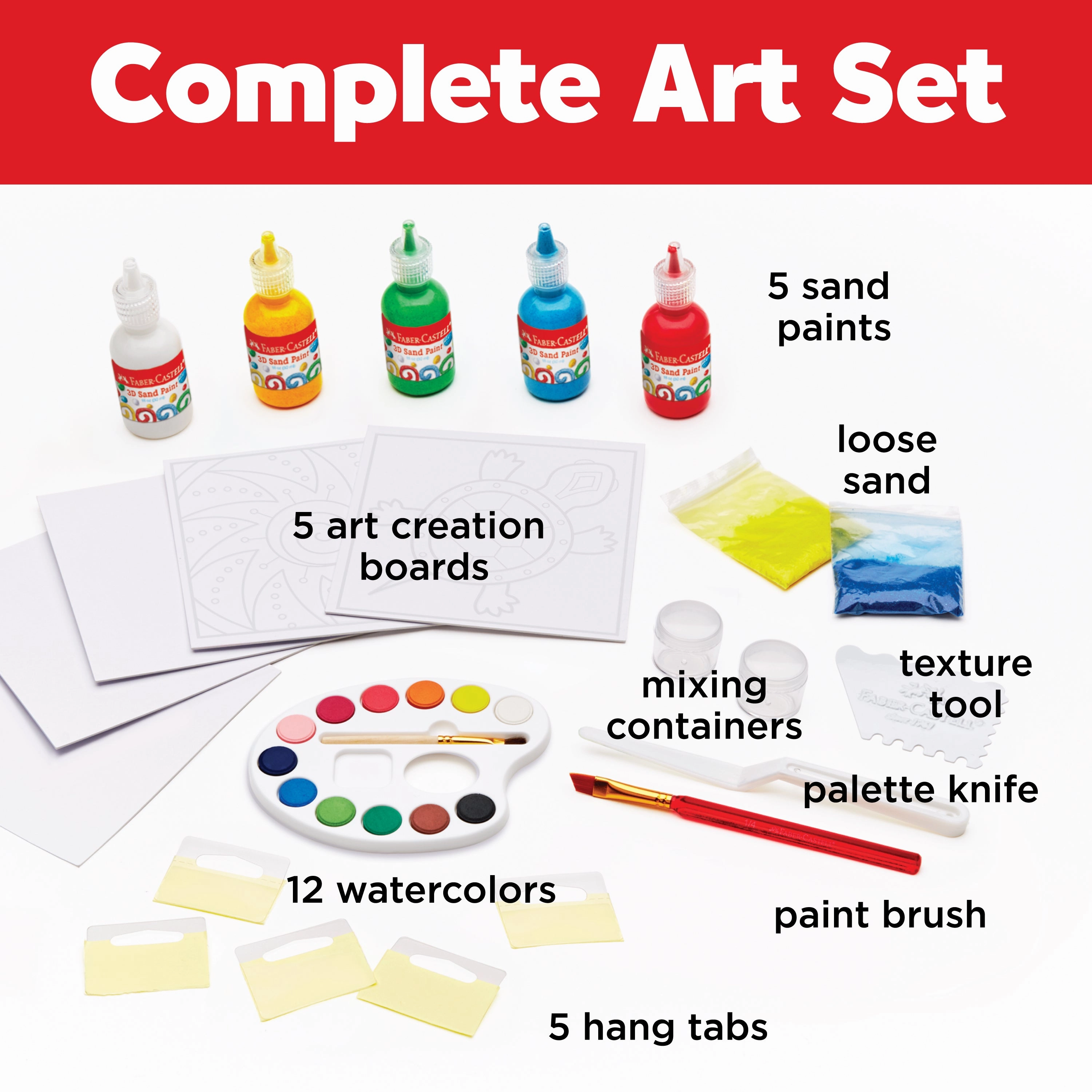 Faber-Castell Do Art 3D Sand Painting Kit - Creative Set
