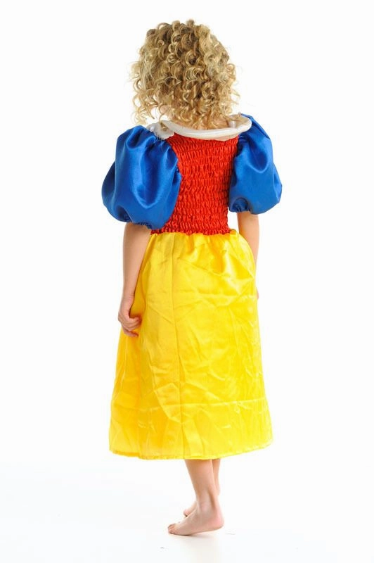 Fairy Girls Snow White Dress Satin Small