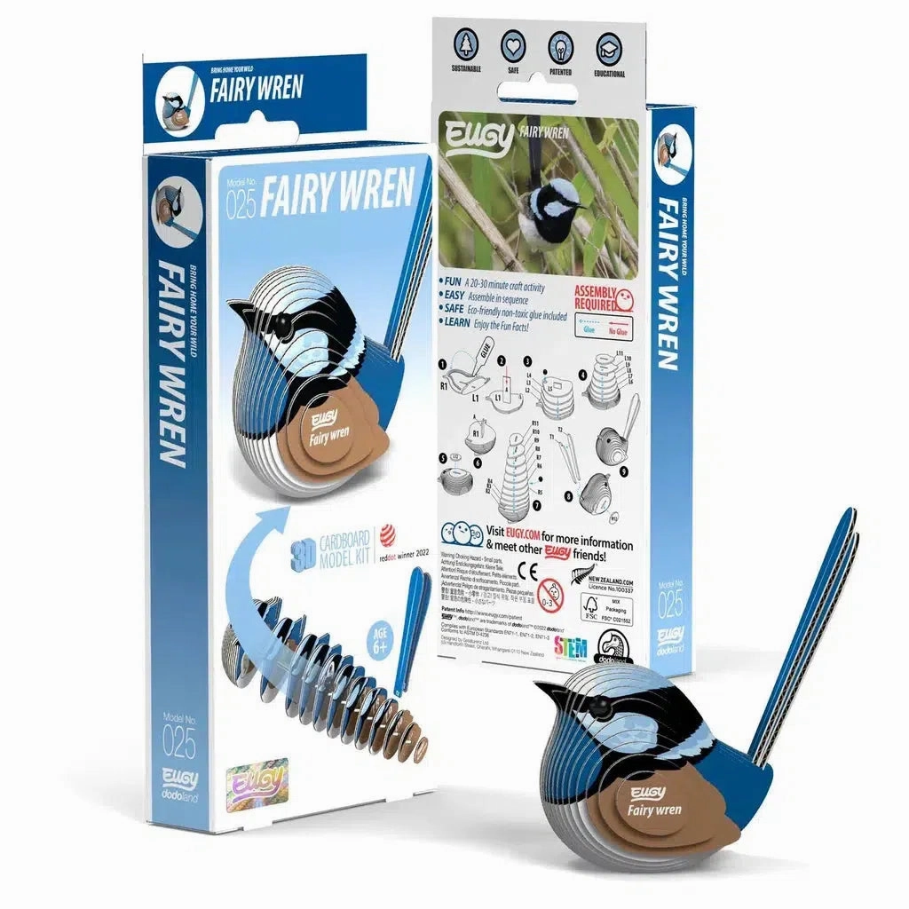 Fairy Wren 3D Puzzle