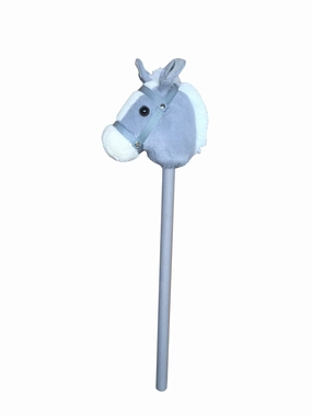 Fantasy Hobby Horse 70cm Plush Horse Grey