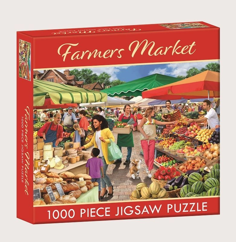 Farmers Market 1000 Piece Jigsaw Puzzle