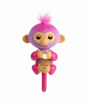 Fingerlings Charli Interactive Baby Monkey - Pink, 70  Sounds & Reactions
