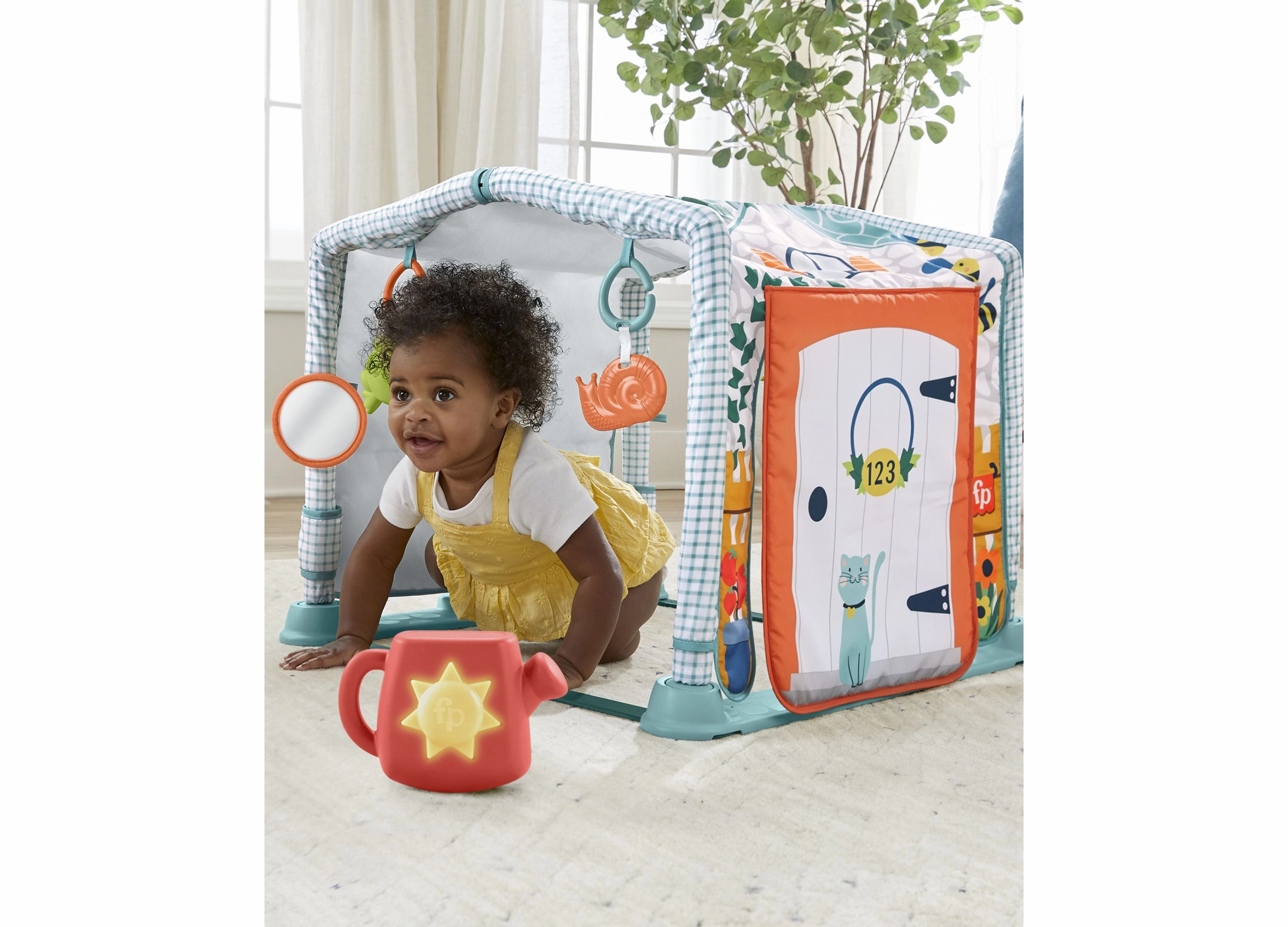 Fisher-Price 3-in-1 Crawl & Play Activity Gym Cottage Theme