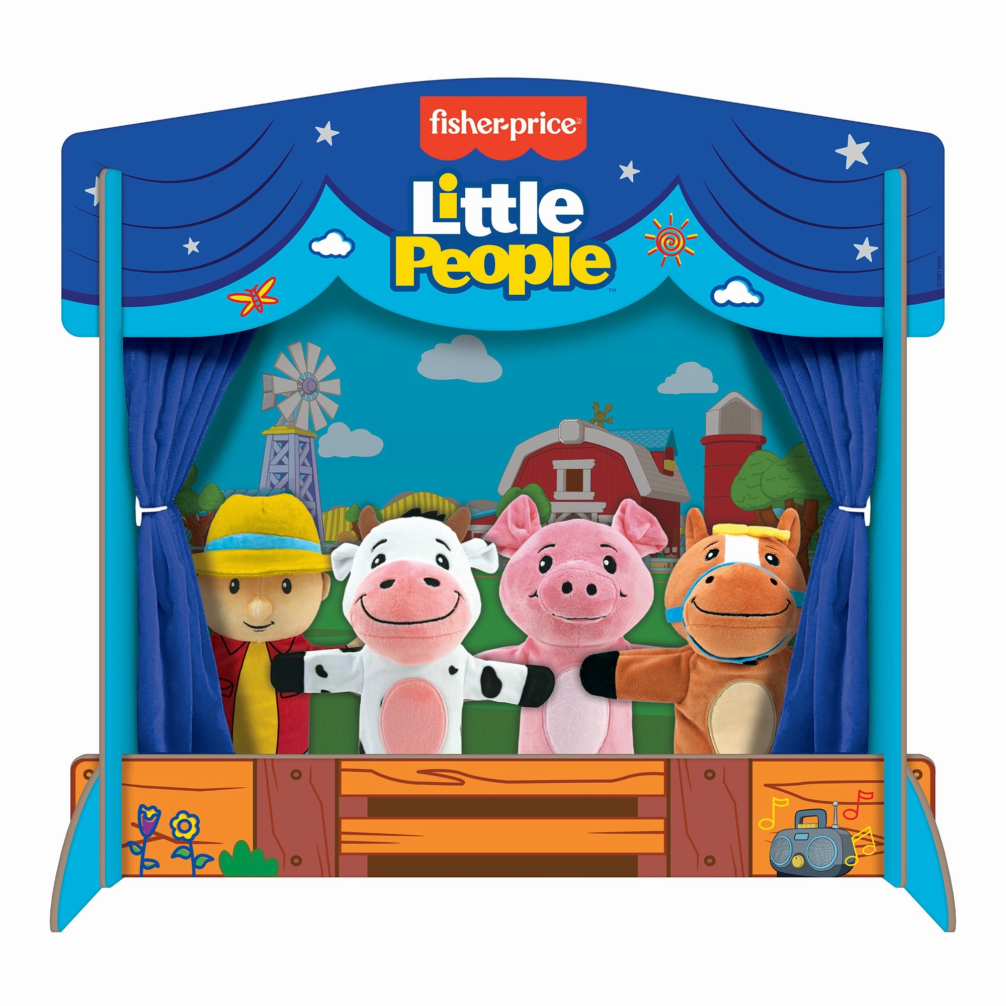 Fisher-Price Farmyard Friends Puppet Theater Set