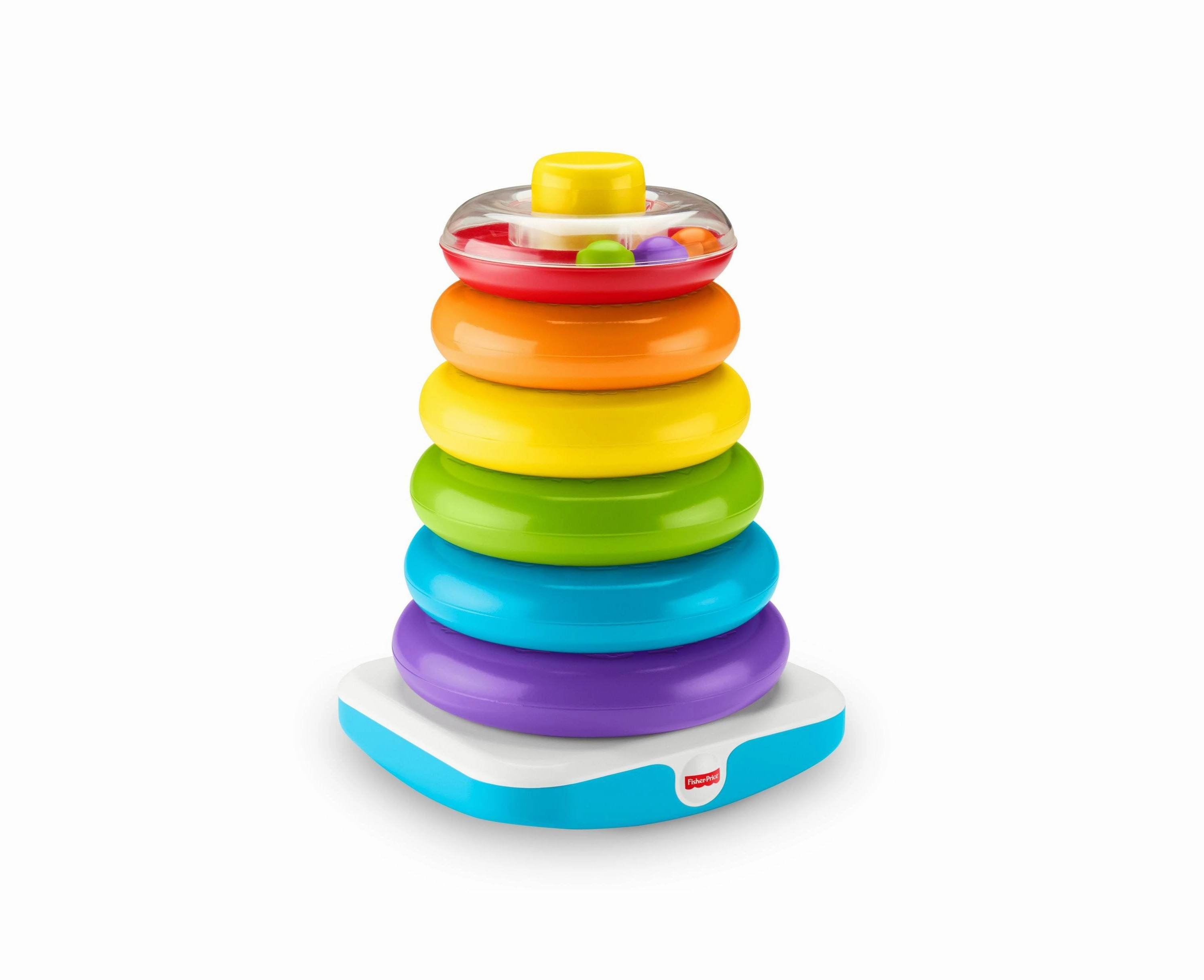 Fisher-Price Giant Rock-a-Stack Colorful Ring Stacking Toy for Toddlers