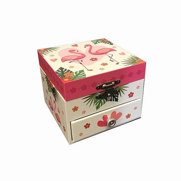 Flamingo Musical Jewelry Box DAN 109