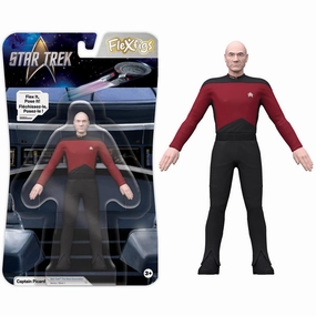 FleXfigs Star Trek Articulated Figures - Captain Kirk & Captain Picard