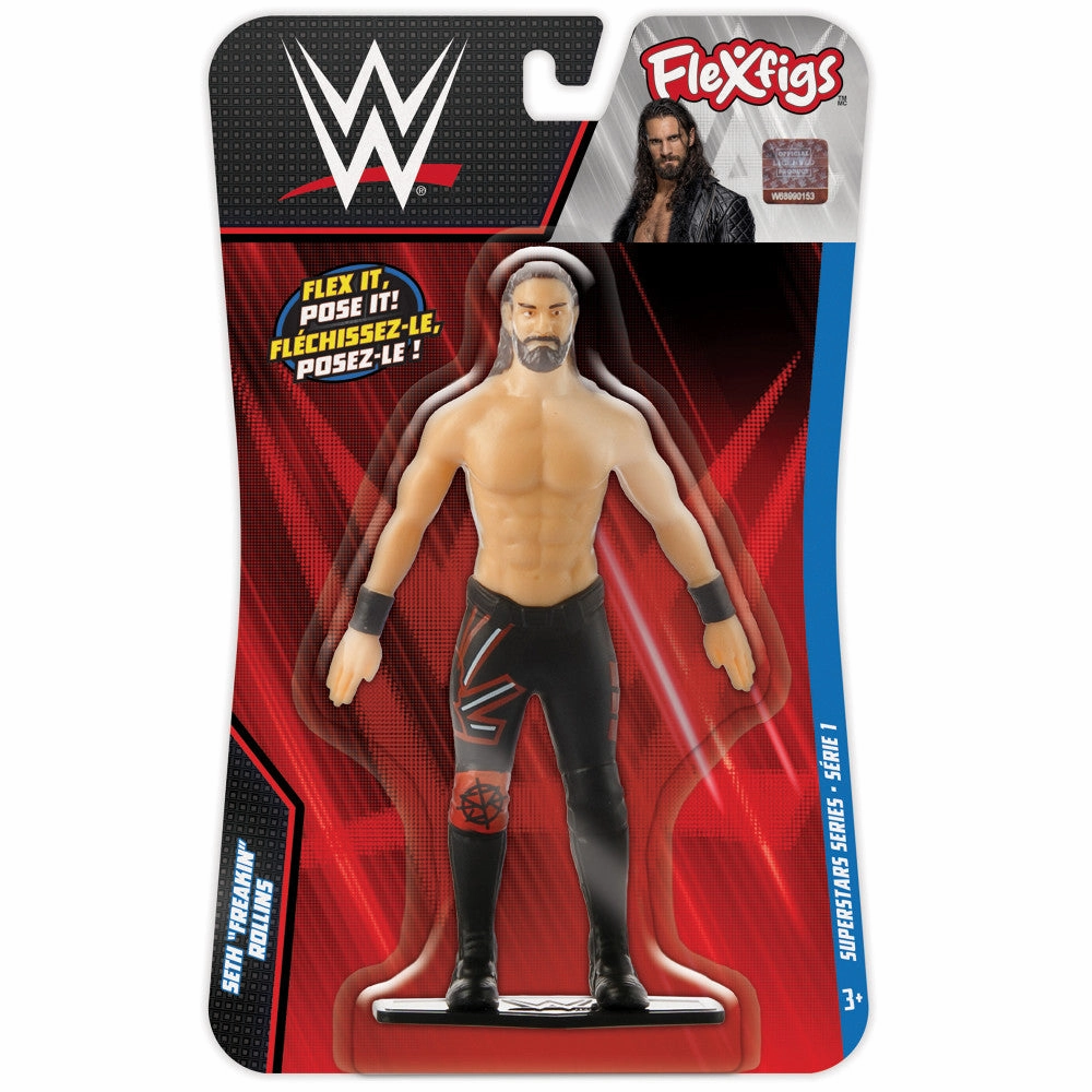 FleXfigs WWE Superstars Seth Rollins & Roman Reigns - Dynamic Duo Action Figure Set