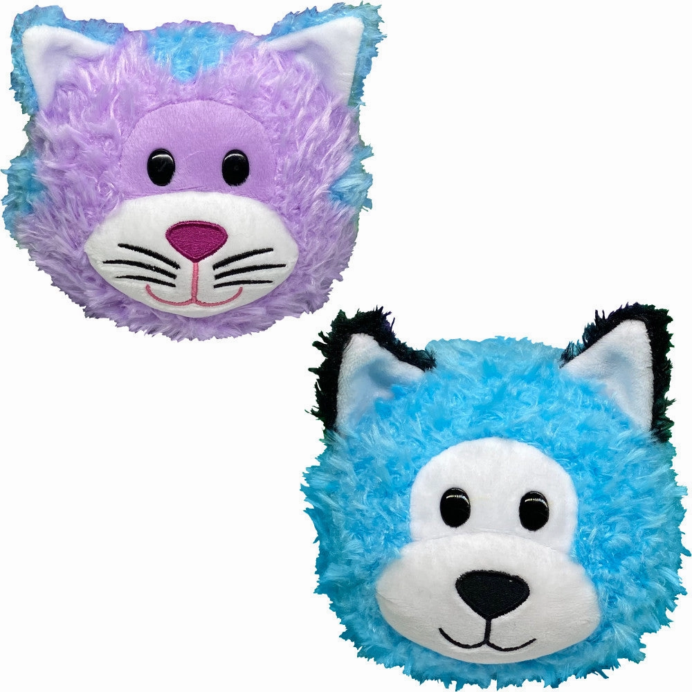 FlipaZoo Magic Tails 2-in-1 Plush - Transforming Purple Cat to Blue Husky