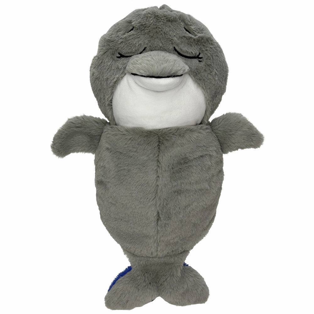 FlipaZoo Upside Down Inside Out 2-in-1 Plush - Shark to Dolphin Transformation