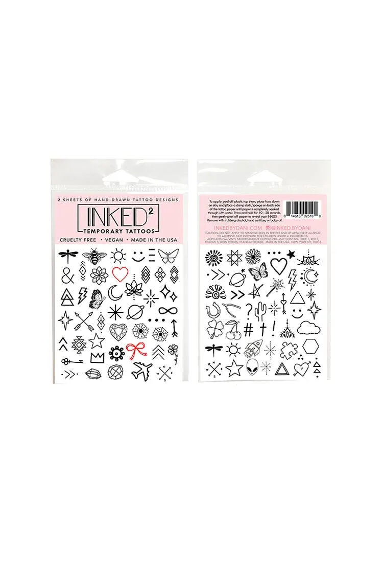 Forever 21 INKED by Dani INKED²  Sheet Pack Tiny Tats Forever 21