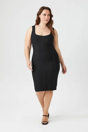 Forever 21 Plus Women's Bandage Mini Dress Black Forever 21