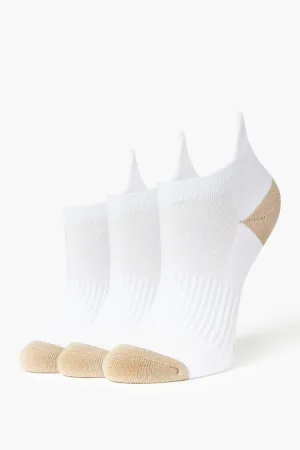 Forever 21 Women's Ankle Socks Set White/Tan Forever 21