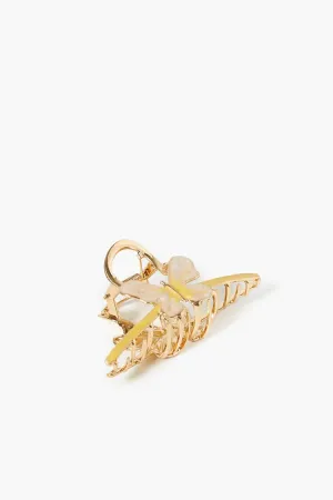 Forever 21 Women's Butterfly Claw Hair Clip Yellow Forever 21