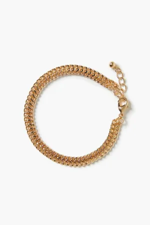 Forever 21 Women's Byzantine Chain Bracelet Gold Forever 21