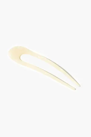 Forever 21 Women's Double Prong Hair Comb White Forever 21