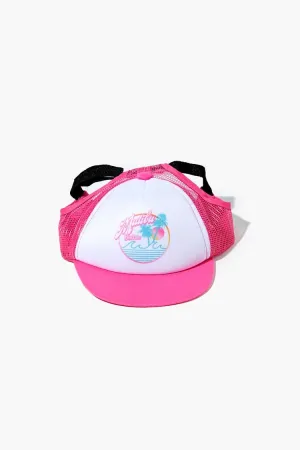 Forever 21 Women's Malibu Barbie Pet Baseball Cap Pink Forever 21