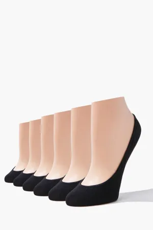 Forever 21 Women's No Show Socks Black/Black Forever 21
